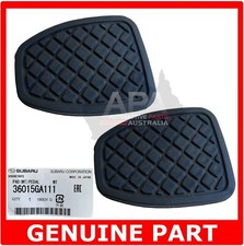GENUINE Subaru Impreza Forester Liberty BRZ Brake & Clutch Pedal Rubber Pad Pair