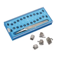 Dental Orthodontic Passive Self-Ligating Bracket Braces Roth.022 Hooks 3 4 5