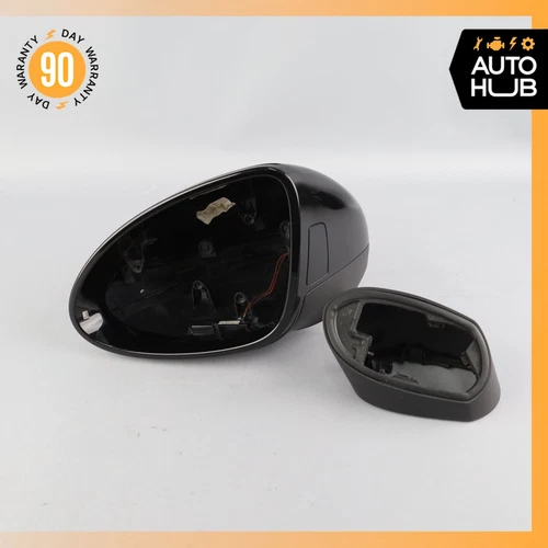 15-18 Porsche Cayenne 958 E-Hybrid Left Side Rear View Door Mirror Housing OEM