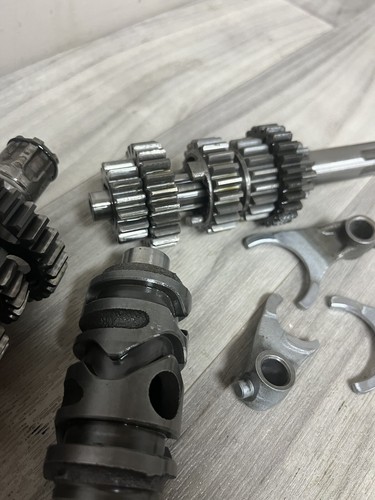 2003 Kawasaki KX65 Transmission OEM Tranny Gears Shaft Shift Drum KX60 KX80 - Picture 7 of 7
