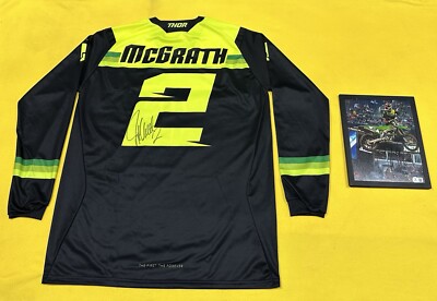 JEREMY MCGRATH SIGNED THOR SUPERCROSS RACE