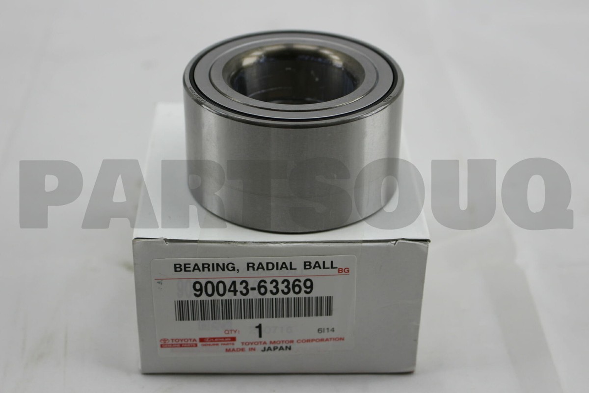 9004363369 Genuine Toyota BEARING (FOR FRONT AXLE HUB), RH/LH
