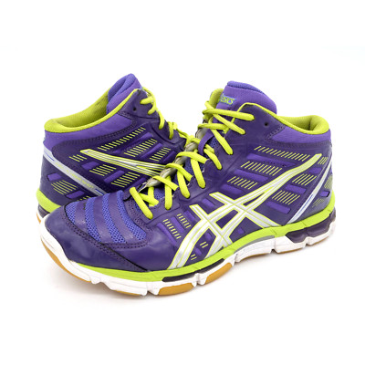 Asics Gel-Cyber Shot Running Shoes Womens 9.5 Purple High Top Lace Up Sneakers
