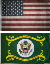 Wholesale Combo LOT 3' X 5' USA AMERICAN & US Army Retired FLAG Banner 3X5