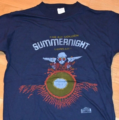 GERMAN METAL FEST concert tee t-shirt M/L 80s I 1980s vintage concert t-shirt, vintage, single stitch, B+ condition