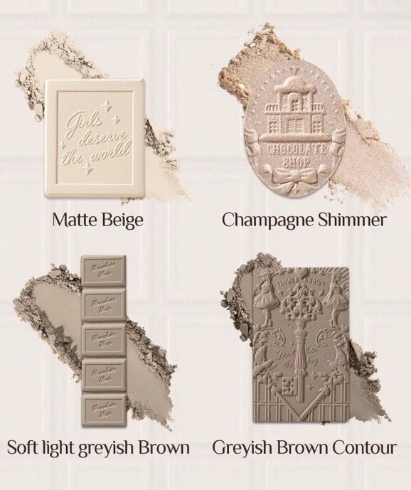 Flower Knows Chocolate Wonder-Shop Contour & Highlighter Palette New - Image 3 of 4