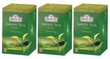 Pack of 3 - Ahmad Pure Green Tea 20ct - 60 tea bags total