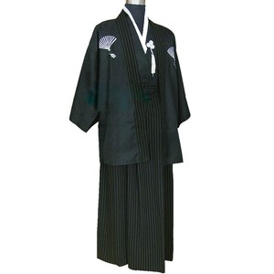 black japanese kimono dress