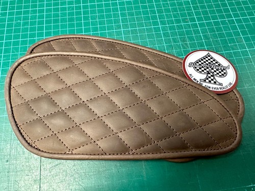 Leather Tank Pads for Royal Enfield Interceptor 650 - Picture 15 of 16