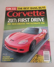 CORVETTE MAGAZINE December 2010 #61 Z07 First Drive Tech Creates Ultimate Z06
