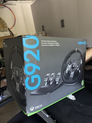 Logitech G920 Driving Force Racing Wheel - Black (with shifter included)