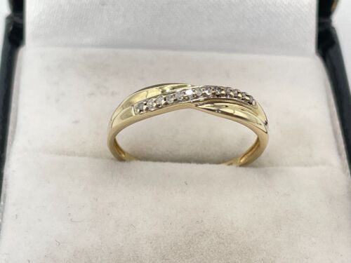9ct Gold Hallmarked 5pt Diamond Eternity Ring. Goldmine Jewellers. - 第 1/8 張圖片
