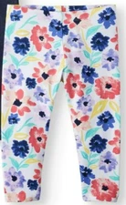 Wonder Nation Girls Tough Cotton Capri Leggings Size XX-Large (18) Floral