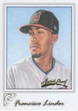 2017 Topps Gallery Artist Proof #31 Francisco Lindor NM-MT Indians ID:5384
