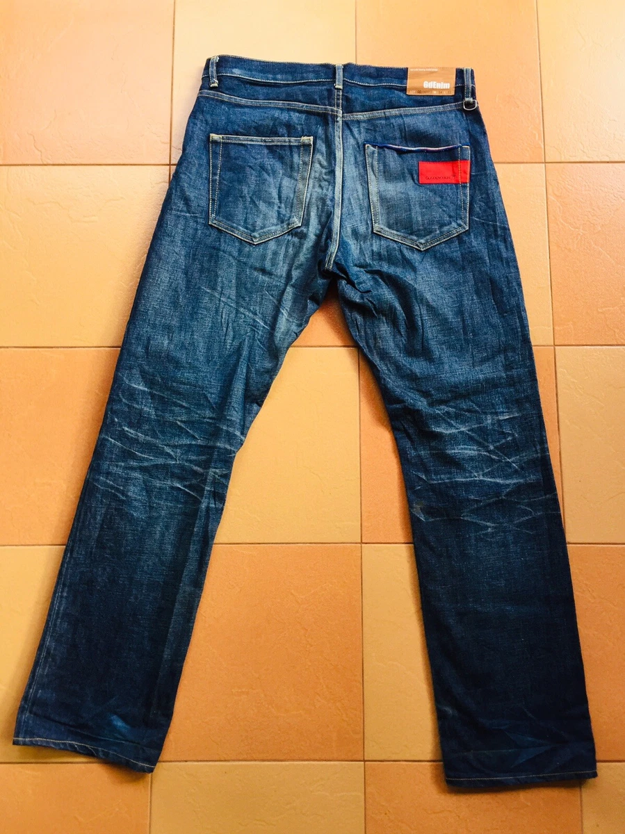 Goodenough GDEH UK Jeans Selvedge Denim Blue Selvedge Fragment Hiroshi  Fujiwara