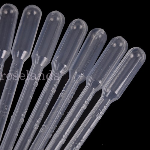 10-100x Pipettes Disposable Eye Dropper Graduated Transfer 1ml 3ml 5ml Pipette - Picture 3 of 10