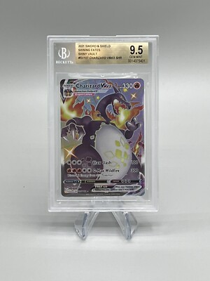 Pokémon Shining Fates Charizard Vmax SV107/SV102 BGS 9.5 Gem Mint