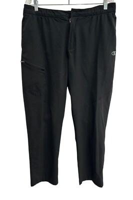 Champion Performance Black Athletic Performance Pants Zippered Side Pocket