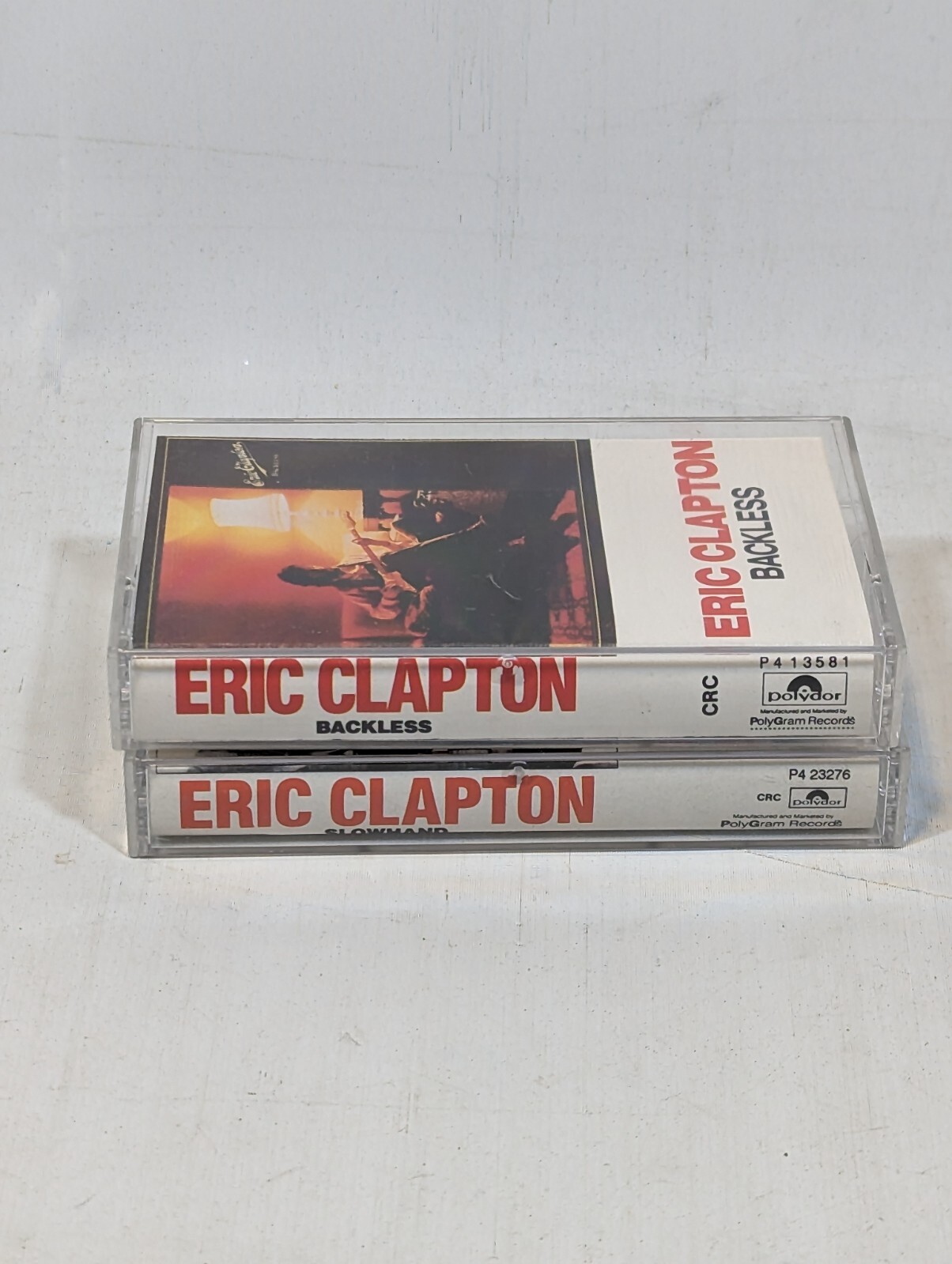 Eric Clapton Cassettes tape lot 2 - SlowHand Backless | eBay