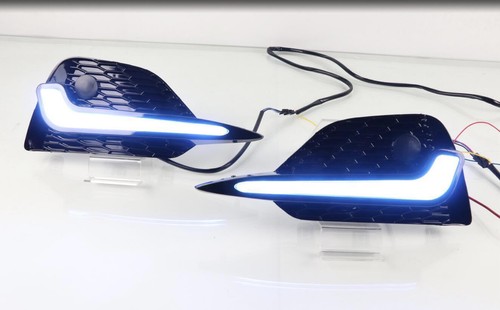 For Nissan Rogue Sport 2020-2022 LED Daytime Running Light Fog Lamp Turn Signal - Picture 8 of 11