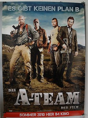 DS8131 - GEROLLT 84x120 cm DAS A-TEAM Der Film - Es gibt keinen Plan B