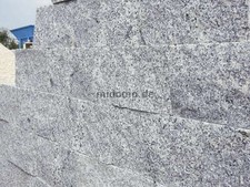 Granit Mauersteine gesägt Naturstein 40x20x20 cm Trockenmauer Randstein 22 Stk.