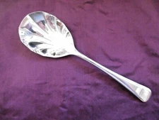 LOVELY ANTIQUE SILVER PLATED EPNS OLD ENGLISH PATTERN FRUIT SERVING SPOON