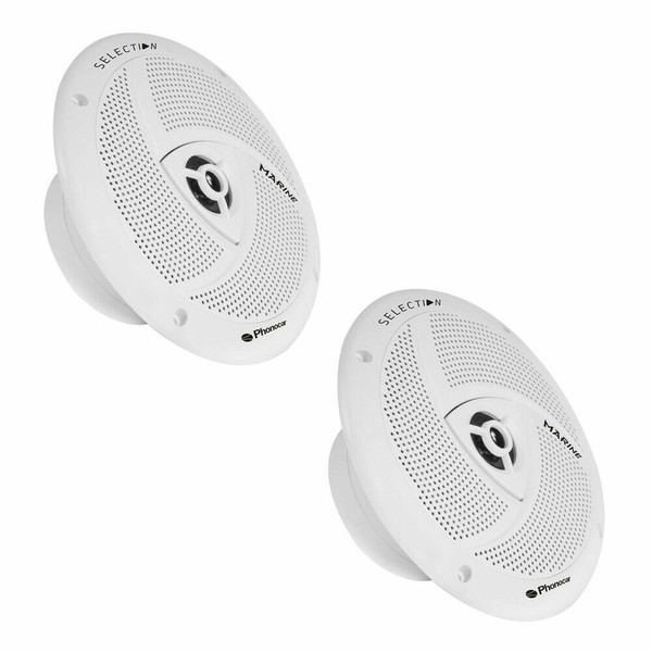 2 Phonocar Selection 02047 Koaxial Lautsprecher 165 Mm, 4 Ohm, IP Wasserfest-image