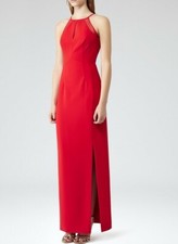 REISS Cassini maxi dress size 8 --BRAND NEW-- red floor length 