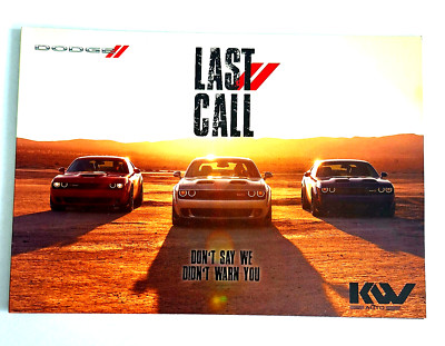 Dodge Challenger Last Call Prospekt 2023 Broschüre deutsch