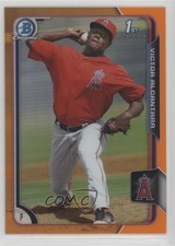 2015 Bowman Chrome Prospects Orange Refractor 18/25 Victor Alcantara #BCP128 g6p