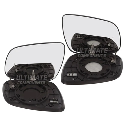 Wing Door Mirror Glass For Kia Ceed ED 2010-2013 Convex Heated Pair Left & Right