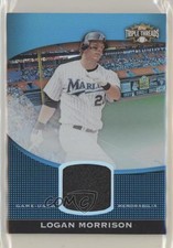 2011 Topps Triple Threads Unity Relic Sapphire /3 Logan Morrison #TTUSR-120 s7f
