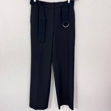 Aritzia Babaton Womens Classic Career Pants Size 4 Office Belted Black