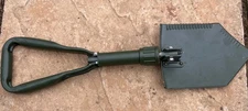 Genuine Surplus British Army Nato Steel Folding Shovel & Cover Military Spade