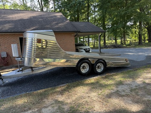 Custom Built Stainless Tilt Chariot Car Hauler