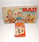 Vintage Parker Brothers 1980 The Mad Magazine Card Game & 1979 Mad Board Game