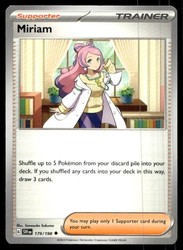 Miriam 179/198 Scarlet & Violet Base Set Uncommon