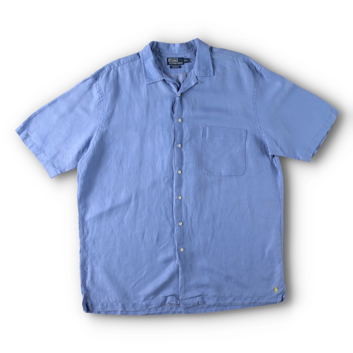 【90s】poloralphlaurenラルフローレン CALDWELLサイズM Vintage 90'S Polo by Ralph Lauren CALDWELL short sleeve open