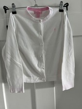 Lilly Pulitzer Girls Sweater White Size 7 Used