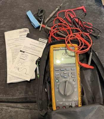 Fluke 289 True RMS Industrial Data Logging Multimeter and Fluke Leads 