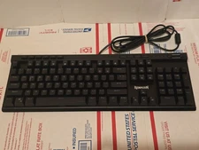 Redragon K580 VATA RGB LED Backlit Gaming Keyboard Cleaned Tested Working