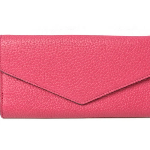 Christian Dior Portefeuille Long Diorissimo Bicolore Rose Rose Bleu Clair GZl127og