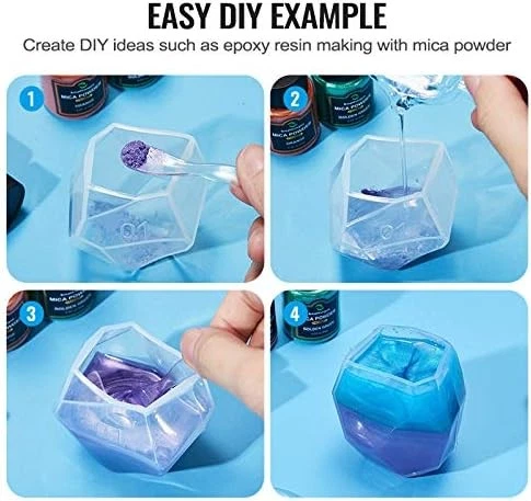 36 Color Mica Powder Pigment for Epoxy Resin, Soap, Bath Bombs & Crafts 10g Set - Image 3 of 4