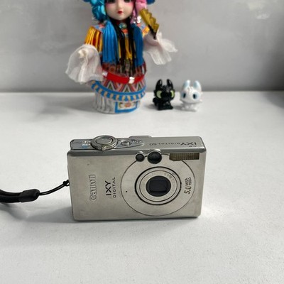 Used Canon IXY 60 IXUS 55 Digital Camera CCD Vintage Compact 5MP 3x Zoom