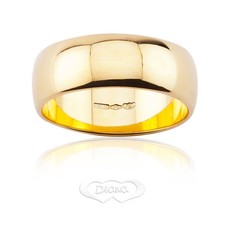 Fede nuziale Mantovana Diana oro giallo 18kt