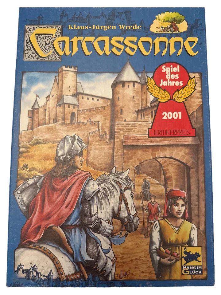 Hans im Glück Carcassonne Brettspiel Legespiel Strategiespiel Mittelalter