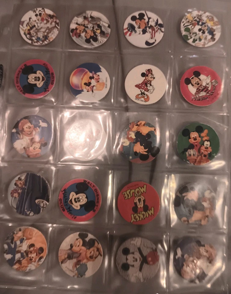 220 DISNEY CAPS POGS, LION KING, ALADDIN, POCAHONTAS BAMBI BEAUTY AND THE BEAST - Image 4 of 4