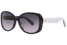 Kate Spade Amberlyn/F/S 807/9O Sunglasses Women's Black/Grey Gradient Lens 57mm