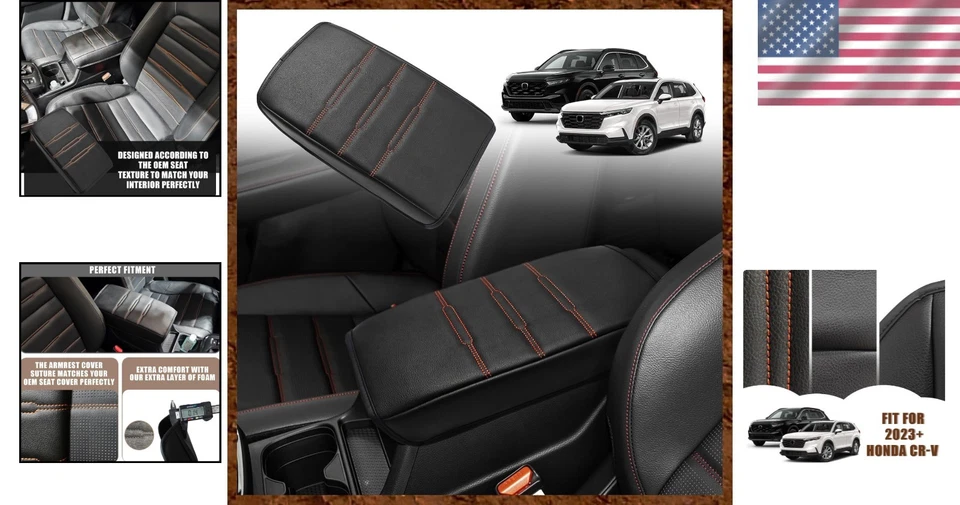 Center Console Cover Compatible with 2023+ 2025 2026 Honda CR-V Accessories C... - Image 2 of 4